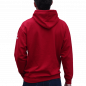 Preview: Bischofshof Kapuzenpullover in Rot - Aufdruck Bier für Freunde - Stück in XL