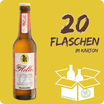 Bruckmüller kleines Helles - Kiste 20x 0,33 Ltr. 