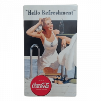 Coca Cola Blechschild Motiv 